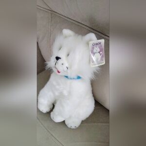 White Plush Cat Toy